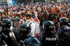 Tensions mount in Myanmar as protesters step in to prevent arrest of anti-coup activists