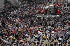 Largest demonstrations yet as thousands rally in Myanmar against military coup