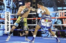 Unbeaten Valdez becomes two-weight world champ with stunning 10th round KO