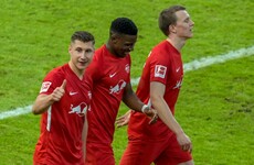 Leipzig brush past Hertha Berlin to close in on Bayern