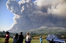 Volcanic eruption in Indonesia spews columns of ash thousands of metres into the sky