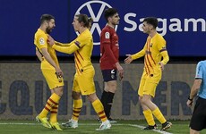 Barcelona crank up pressure on Madrid clubs with Osasuna win