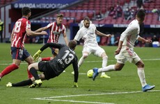 Atletico denied derby victory by late Benzema equaliser for Real