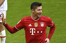 Lewandowski grabs a hat-trick as Bayern defy early red card to thrash Stuttgart