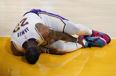 Blow for Lakers as LeBron James faces 'indefinite' injury lay-off with high ankle sprain