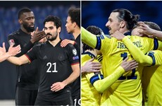 German players in 'human rights' message before Iceland victory and Zlatan sets up winner on Sweden return
