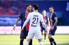 Neymar sent off as PSG lose to Lille in Ligue 1 title clash