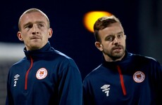 Dundalk's joint-longest-serving player until last year lines out in away dressing room for first time