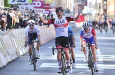 Patient Pogacar pips Alaphilippe on the line to win Liege-Bastogne-Liege