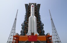 US Military are monitoring the uncontrolled re-entry crash of a Chinese rocket