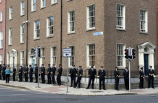 Dozens of airline pilots have lined up outside Leinster House to warn of thousands of job losses in their sector