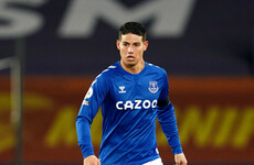 Everton hit back in James Rodriguez fitness row