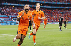 Depay and Dumfries send Netherlands into Euro 2020 knockouts