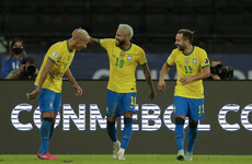 Emotional Neymar inspires Brazil into Copa quarters after Peru cruise