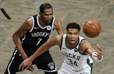 Giannis Antetokounmpo outduels Durant as Bucks oust Nets to reach East finals