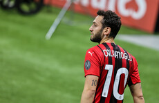 Hakan Calhanoglu to cross the Milan divide by defecting to Inter