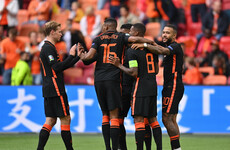 Wijnaldum on the double as Netherlands top Group C with maximum points