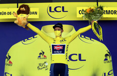 Dutch rider Van der Poel claims yellow jersey after stage 2 win at Tour de France