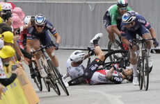 Tim Merlier claims victory on another drama-filled Tour de France stage