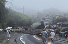Two bodies found after mudslide sweeps away houses in central Japan