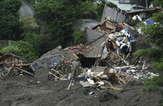 Rescuers struggle to locate dozens of residents in landslide-hit Japanese town