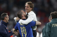 Italy 'dominated' England in Euro 2020 final, says Mancini