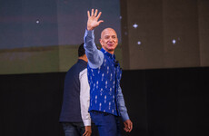 Amazon's Jeff Bezos just launched himself to the edge of space