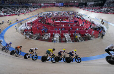 Irish team fail to finish as Denmark take gold in chaotic men's Madison