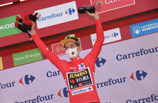 Australian Storer wins on Vuelta mountain as Roglic holds lead