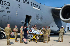 Afghan woman gives birth while aboard US military plane