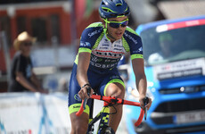 Eiking takes Vuelta lead as defending champion Roglic suffers fall