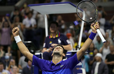 Djokovic tested but wins at US Open to advance Slam quest