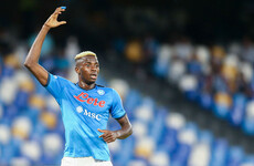 Osimhen on the double as Napoli surge back to top of Serie A