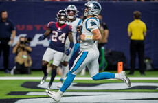 Darnold double as Panthers beat Texans to stay perfect