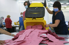 Exit poll shows result is too close to call in Germany election to decide Angela Merkel’s successor