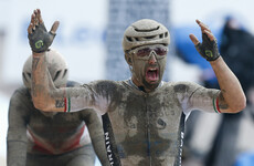 Italy's Sonny Colbrelli edges epic Paris-Roubaix mudfest