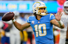 Chargers' Herbert throws three TDs to end Raiders' unbeaten run