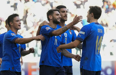 Italy beat Belgium to finish third in Nations League
