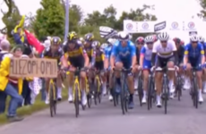 Fan who caused serious Tour de France crash goes on trial charged with endangering lives