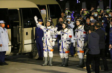 Three Chinese astronauts arrive at space station for six-month mission