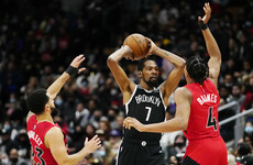 Durant guides red-hot Nets past Raptors, reigning champions Bucks hit road in tailspin