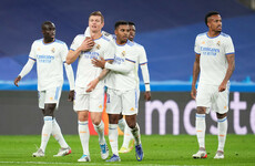 Real Madrid progress to last-16 as group winners after win over 10-man Inter