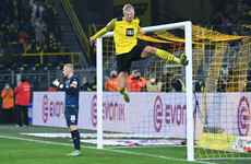 Haaland brace helps bring Dortmund to within six points of leaders Bayern Munich