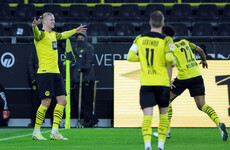 Haaland double sees Dortmund rout Freiburg to trim Bayern's lead
