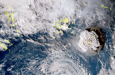 Tongans flee tsunami following powerful volcanic eruption