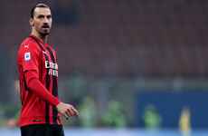 Ibrahimovic injury blow for AC Milan before derby