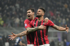 Giroud scores twice to turn derby on its head and give Milan 2-1 win over Inter