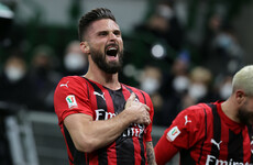In-form Giroud bags a brace as AC Milan progress to Italian Cup semi-finals with 4-0 win