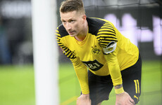 Reus strikes twice as Dortmund trim Bayern's lead