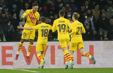 Three first-half goals help send Barcelona into Europa League last-16